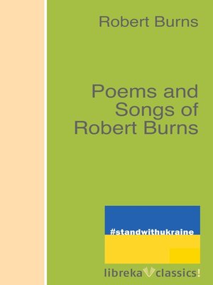 cover image of Poems and Songs of Robert Burns